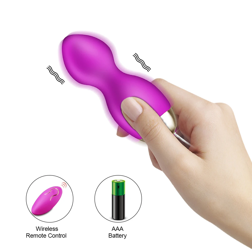 Водонепроницаемый Вибратор с 10 скоростями вибрирующий вибратор беспроводным