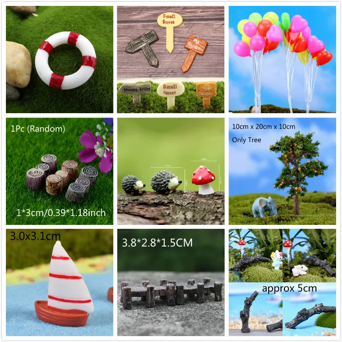 

1pc Miniature Ornament DIY Fairy Garden Micro Dollhouse Plant Pot Decor Bonsai Terrarium Ornament DIY Miniature Garden New