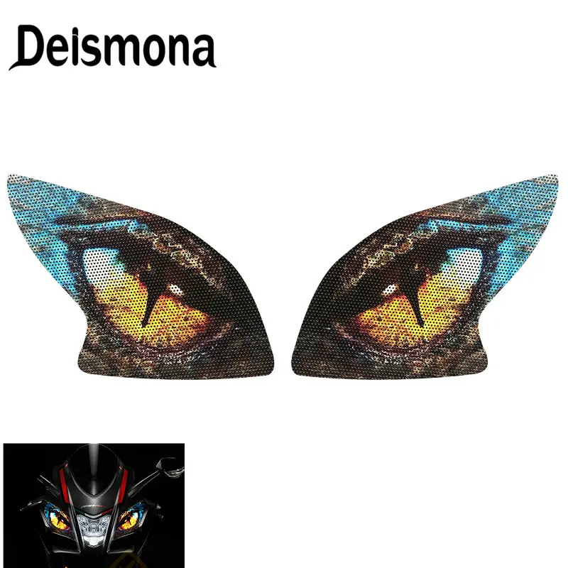 Мотоцикл передний обтекатель наклейка на фару защита наклейки для Aprilia RSV4 RSV4RR RSV4RF