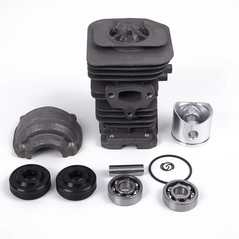 

Engine Cylinder Piston Bearing Ring Spark Plug Crankshaft Kit For HUSQVARNA 136 137 141 142 Chainsaw Replacement Accessories
