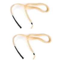 dropship 2pcs erhu bow hairs 79cm horsetail hair string parts for violin viola cello instruments