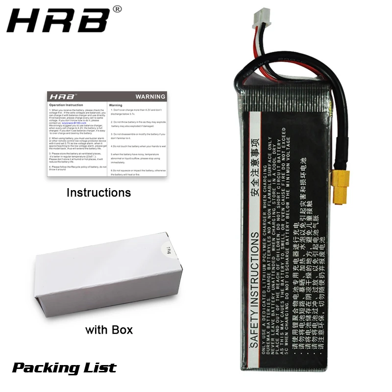 hrb 2s 74 v lipo батарея xt60 1800mah 2600mah 3300mah 3600mah 4000mah 5000mah 5200mah 6000mah 8000mah 10000mah