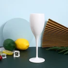 Бокал для шампанского, Пластиковый Винный бокал, подходит для посудомоечной машины, прозрачный стеклянный бокал для белого, акрилового цвета, цвета шампанского