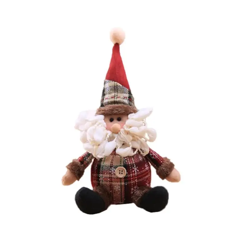 

Cute Santa Claus Snowman Deer Christmas Decoration Gift Doll Christmas Tree Hanging Ornaments Wholesale