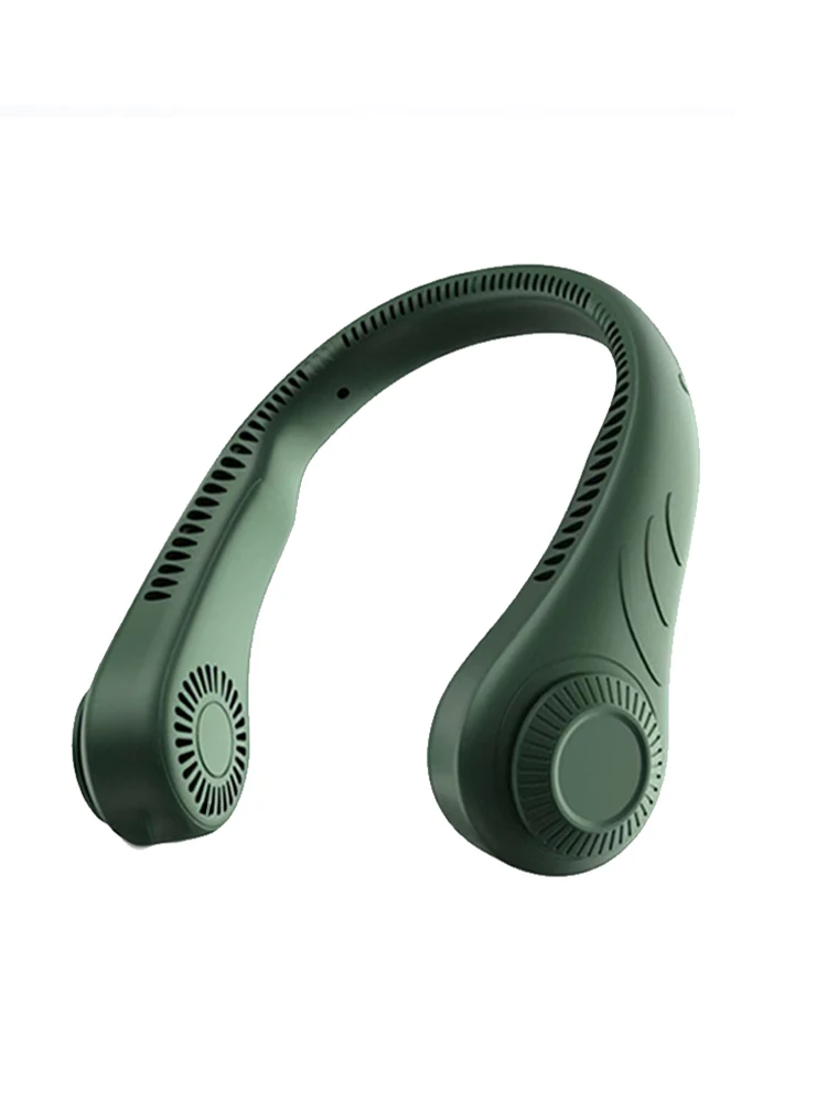 

Fashion Neck Fan 4000mAh Mini Bladeless Fan USB Rechargeable Fan Mute Sports Fans for Home Outdoor Ventilador Portatil Abanicos