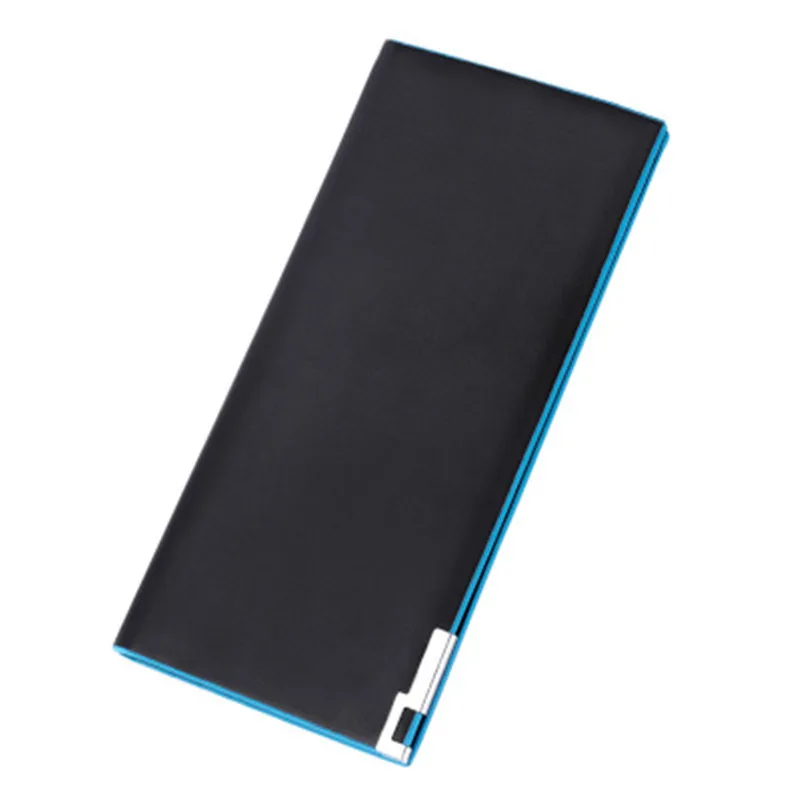 Мужской ультратонкий кошелек мужские кошельки мужской клатч длинные кожаные с