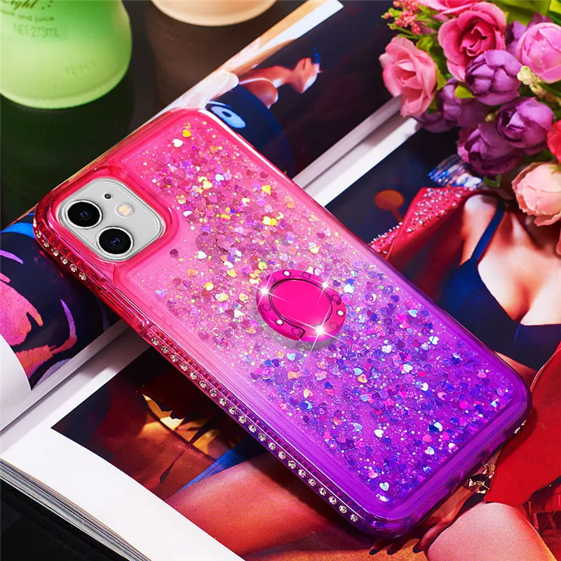 Роскошные Стразы с блестками перстень украшенный бриллиантами держатель