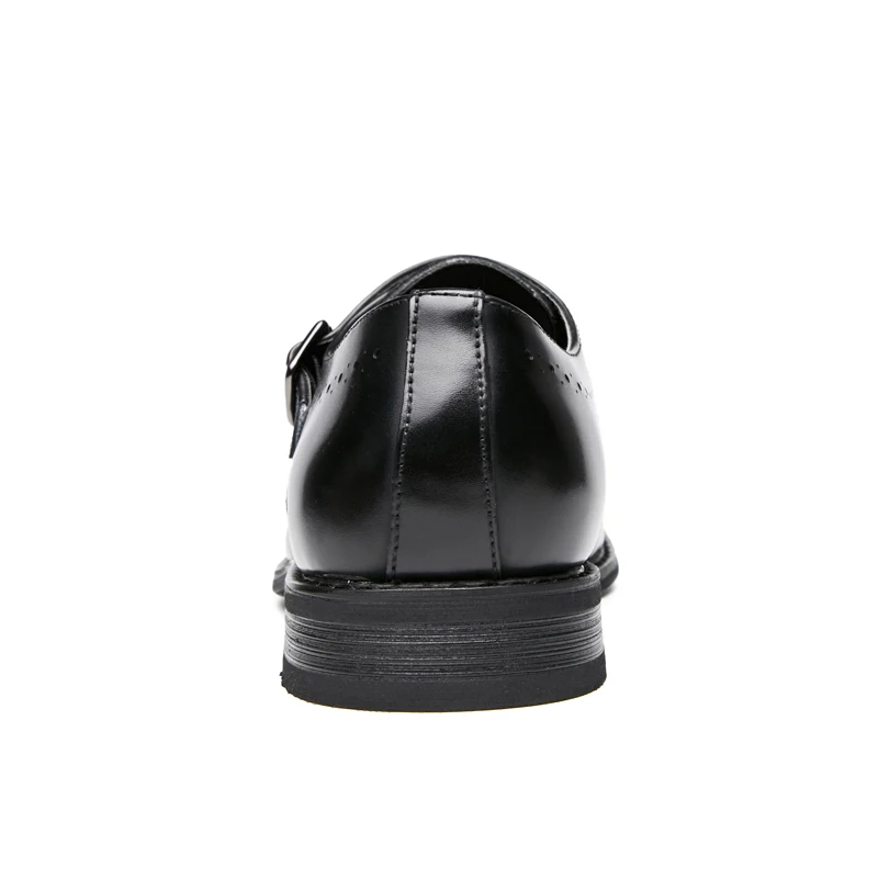 Мужская деловая обувь из натуральной кожи ZFTL темно синяя Повседневная Деловая