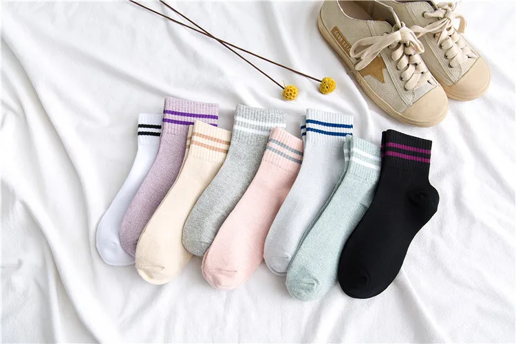 Женские носки короткие противоскользящие милые модные стильные хлопковые новые