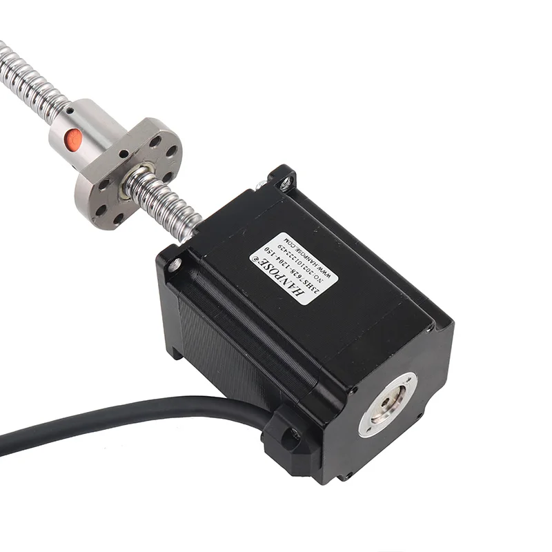 1 шт. Nema 23 шаговый двигатель 4 провода 2 Фаза 76 мм 2.8A 189N.CM 23HS7628 SFU1204 шариковый винт