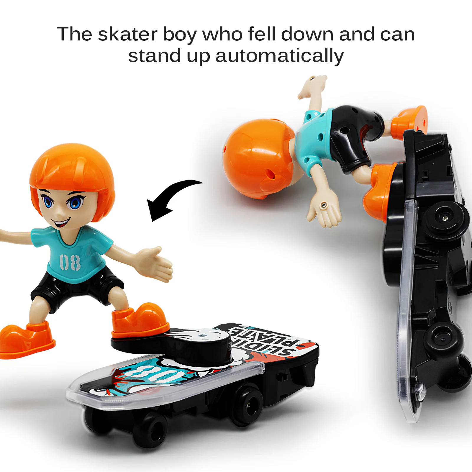 

Electric Cartoon Scooter Toy Children'S Cartoon Electric Scooter Durable Rotation Scooter Toy Cool Toy For Kids Birthday Gift