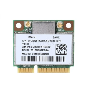 Беспроводная карта AR9462 AR5B22 WB222 Half Mini PCIe 300 Мбитс Bluetooth 4,0 WLAN Wifi