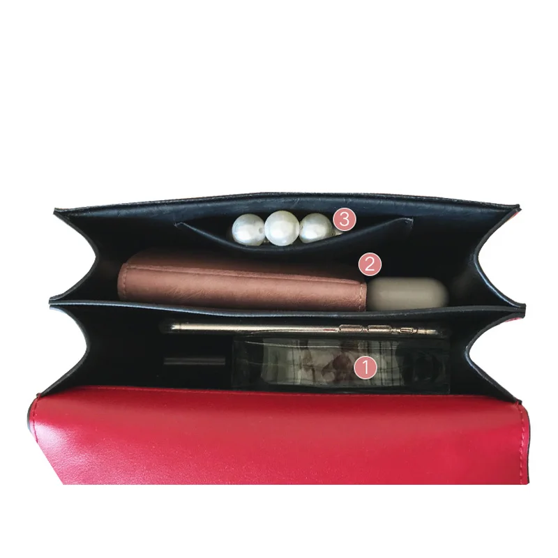 

Rivets Designer Leather Crossbody Bag For Women 2021 Fashion Chain Handbag and Purses Female Ladies Small Shoulder Messenger Bag