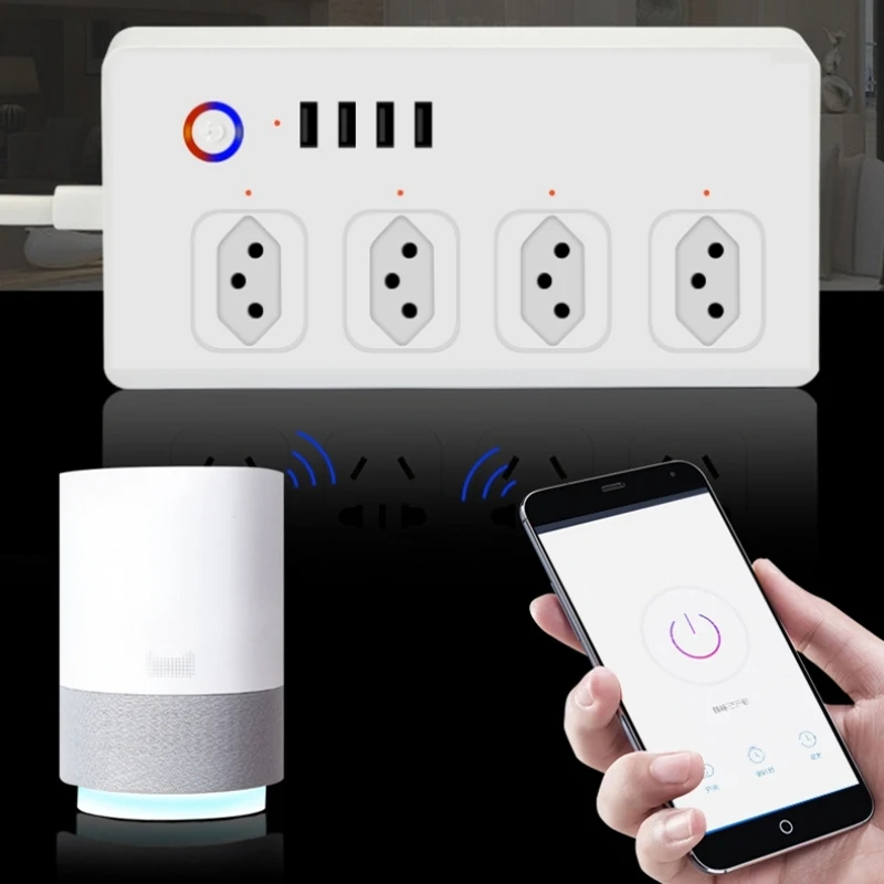 

Умный сетевой фильтр с поддержкой Wi-Fi и 4 USB-портами на А