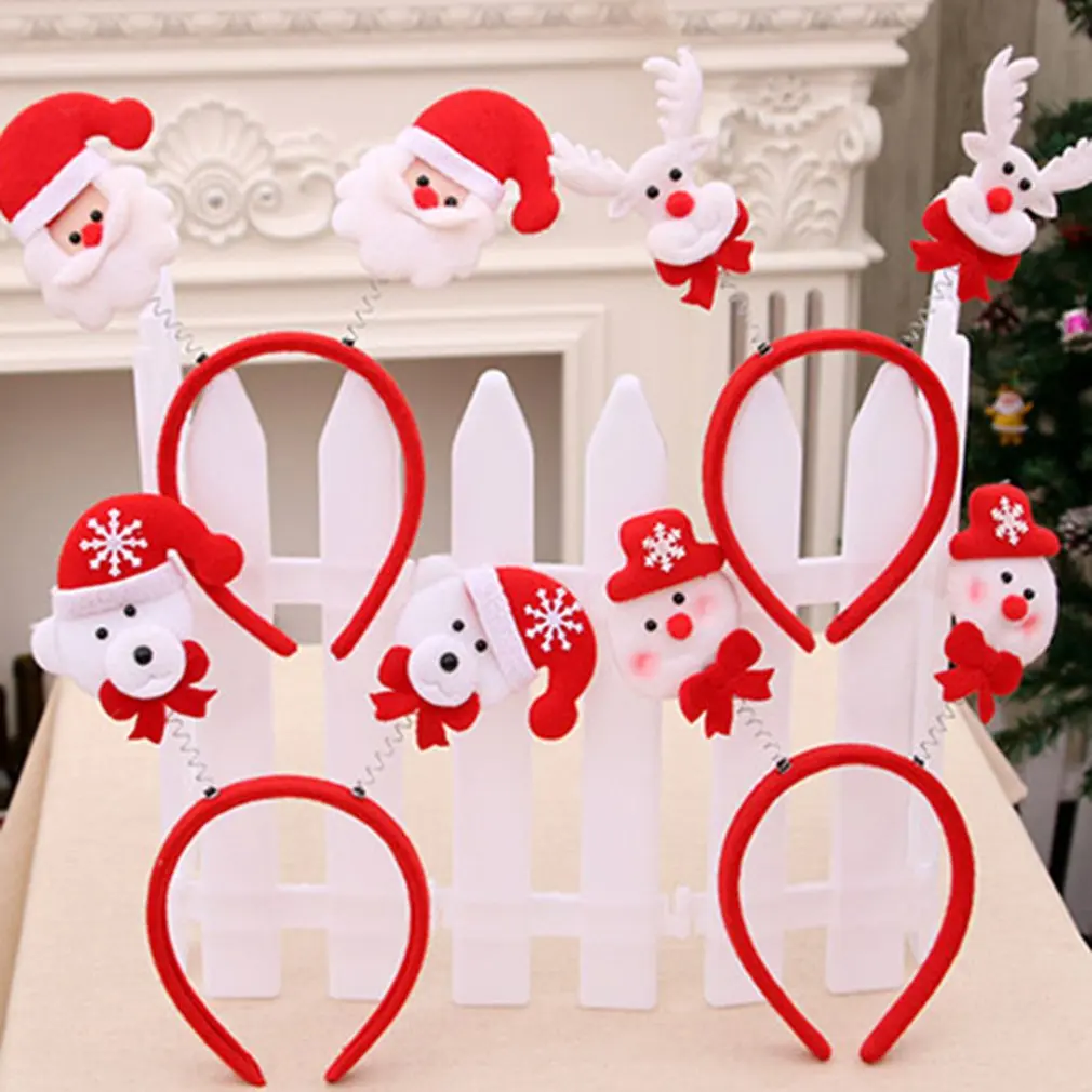 Accesorios navide&ntilde;os para el cabello, 1 Uds., fiesta de Navidad, regalo de Navidad para ni&ntilde;os y adultos, accesorios de joyas para el pelo-3