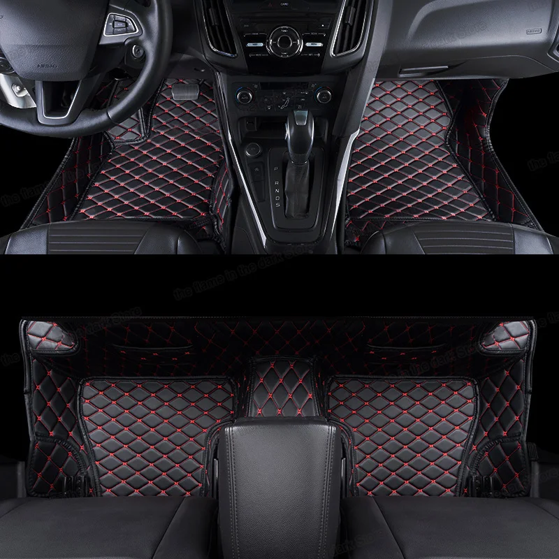 Lsrtw2017 автомобильные аксессуары кожаные коврики в салон для Форд Фокус 2 mk 3 2004 2020