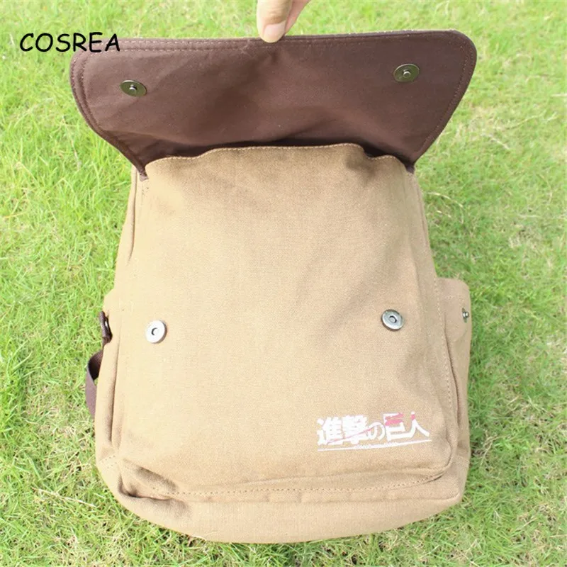 Рюкзак для косплея из аниме атака на Титанов Мужская и Женская дорожная сумка с