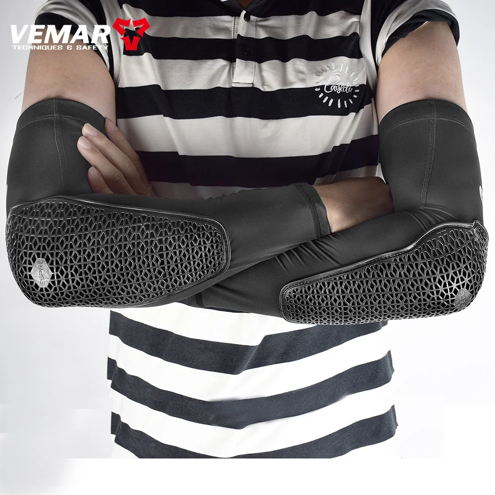 Велосипедные наколенники VEMAR летние Защитные Налокотники для горного велосипеда