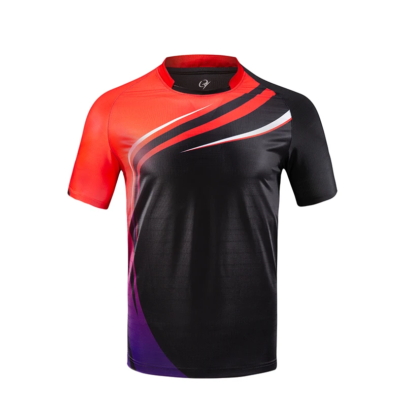 Men Women Tennis T shirt , Girls Badminton kits Clothes , Quick dry Table Tennis volleyball uniform Team Game Clothing Sportwear