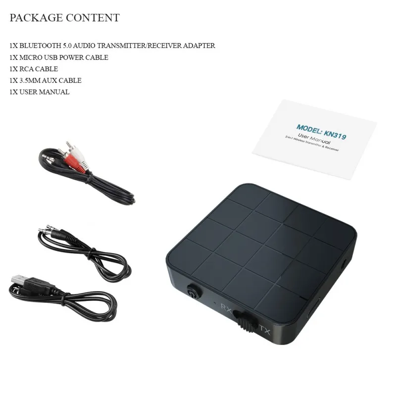 NFC Bluetooth 5 0 приемник 3 мм AUX RCA Jack Hifi беспроводной адаптер Практичный Автоматическое