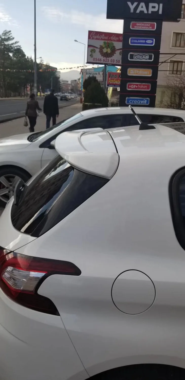 Спойлер для Peugeot 308 2006 2013 S спойлер BXK из АБС пластика цвет заднего крыла автомобиля