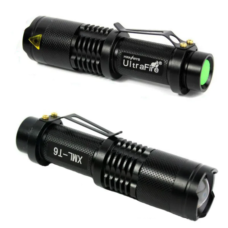 Мини 1000lm T6 светодиодный Телескопический фонарик Zoom яркий практичный удобный