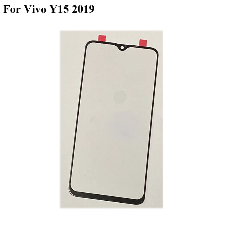 

For Vivo Y15 2019 Front LCD Glass Lens touchscreen Y 15 2019 Touch screen Panel Outer Screen Glass without flex VivoY15 2019