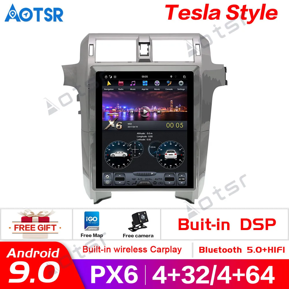 Автомобильный GPS навигатор PX6 Android 9 0 для Lexus GX400 GX460 2010 2011 2012 2013 2014 2015 2016 головное