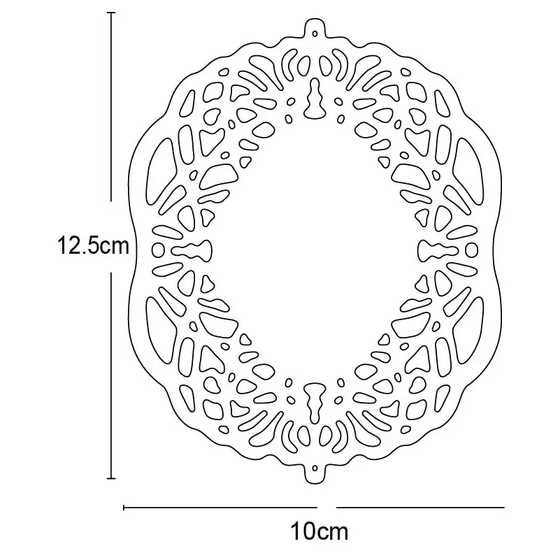 

Etched Pierced frame Metal Cutting Dies 2020 new arrival craft Stencil For DIY Scrapbooking Paper/photo Cards Embossing Dies