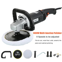 1400w electric car polisher dual action power orbital waxer buffing machine with 8 variable speed