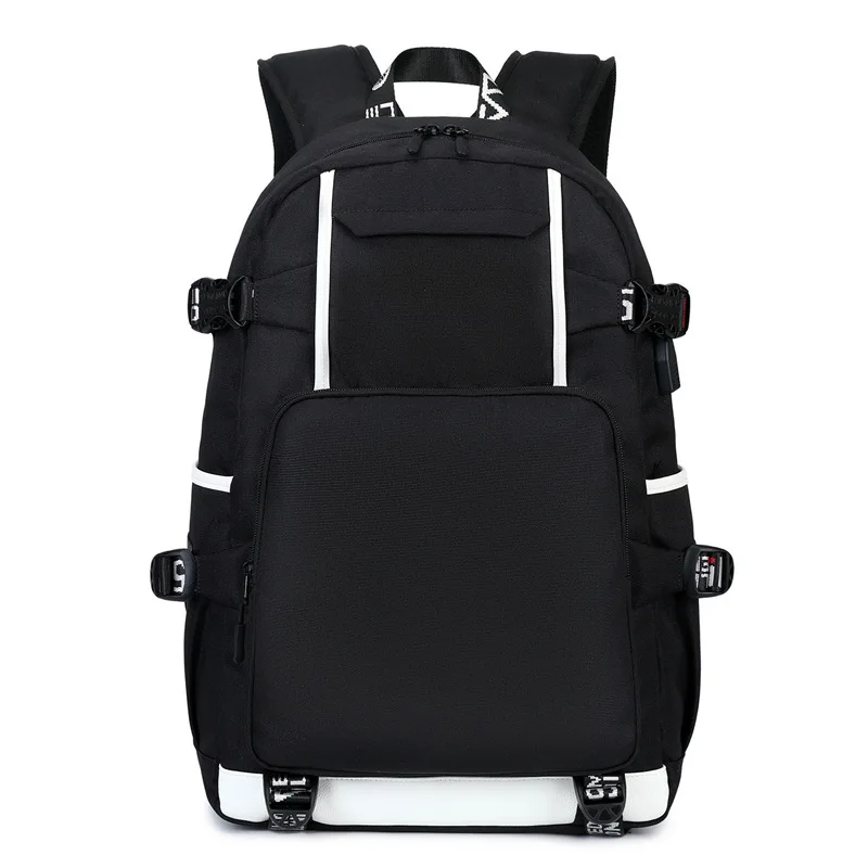 

New Thermal Transfer Backpack Male High School Student Schoolbag Printing Waterproof Computer Travel Backpack Multifunctional