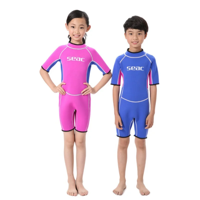 Костюм для дайвинга Детский купальный костюм мальчиков и девочек Цветной