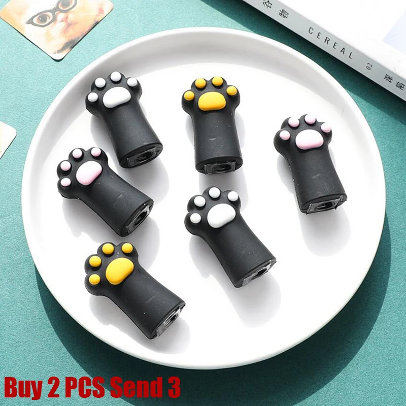 Точилка для карандашей модный дизайн Милая Мини точилка в виде кошачьей лапы