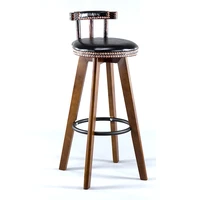 american bar chair solid wood retro bar chair swivel front chair home high stool bar stool