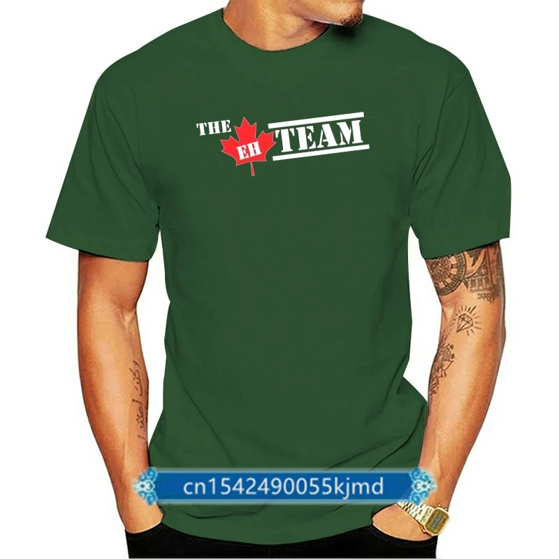 

EH TEAM - Canada / Canadian / Maple Leaf / Gift / Funny Themed Mes T-Shirt Mens T Shirt Summer O Neck 0% Cotton T