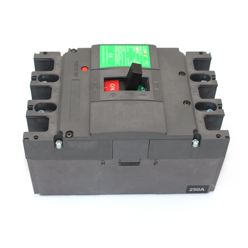 100A-250A 400V MCCB Molded case circuit breaker with convenient module box already installed shunt release or Auxiliary contact on.МСАВ 100А-250А 400В АВТ-автоматический выключатель с корпусом из формованной массы и удобным модульным ящиком, уже установле