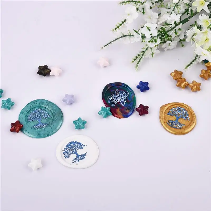 100pcs Retro Sealing Wax Beads Seal Stamp Beaded for Wedding Vintage Craft Decor Card Making Tools | Дом и сад