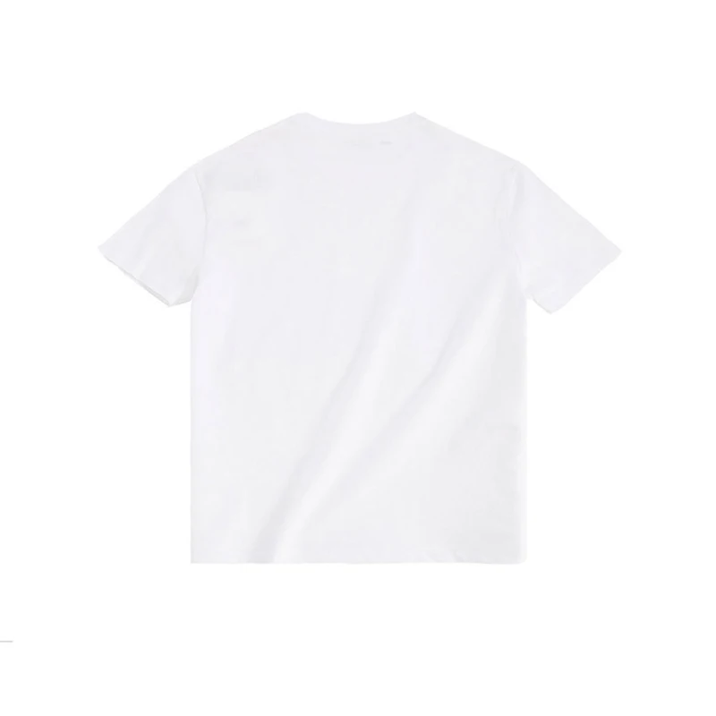 

Geometric Abstract Graphic Print T-shirt Preppy Style White Loose O-neck Short Sleeve Tops 2021 Summer Schoolgirl Streetwear