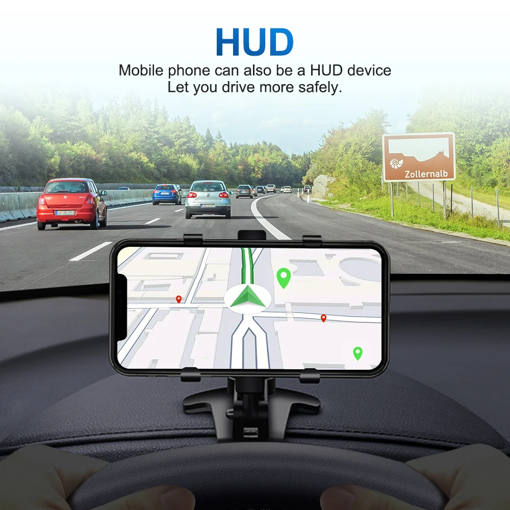 

New Universal Dashboard Car Phone Holder 360 Degree Mobile phone Stands Rearview Mirror Sun Visor In Car GPS Navigation Bracket
