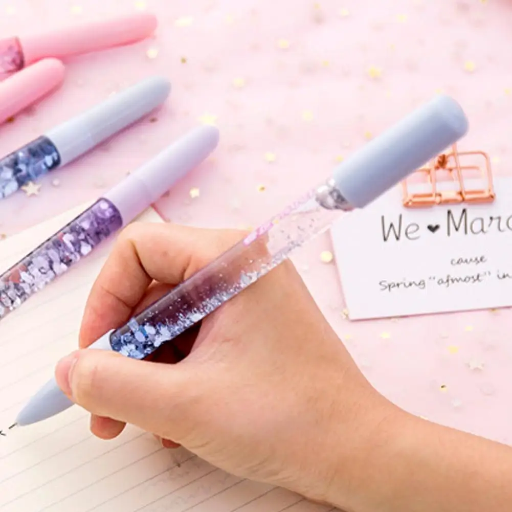 Kawaii Волшебная красочная зыбучий песок гелиевая ручка новинка Креативный
