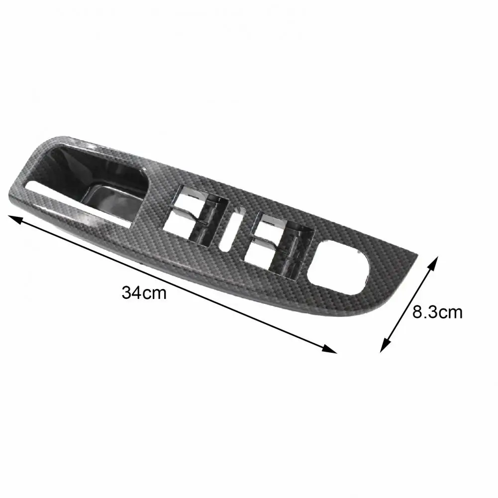 

Window Switch Cover Professional Waterproof Carbon Pattern Anti-corrosive Window Switch Panel 1K4868049C for Jetta MK5 05-09