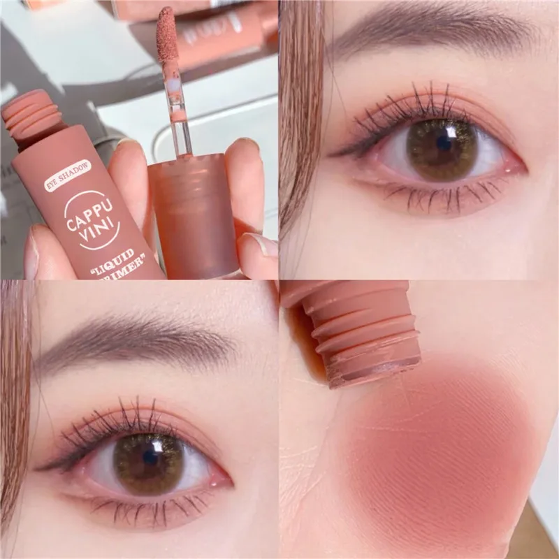 

New Arrival All Matte Eyeshadow Primer Velvet Liquid Eyeshadow Cream Long Lasting Eyeshadow Liquid Primer Nude Pigment