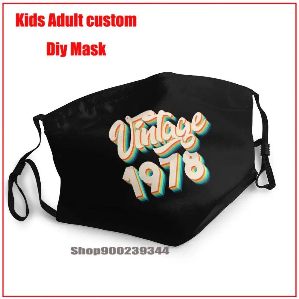 Винтажная не Hugger кактус желтая Марка маска для лица модная mascarillas con filtro estampadas