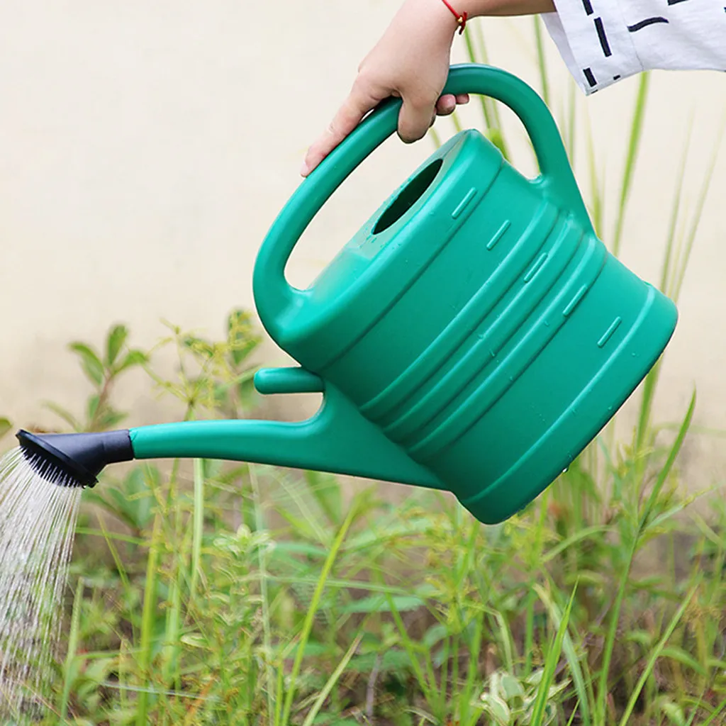

10l Large Capacity Garden Watering Kettle Cartoon Elephant Shaped Watering Pot Sweet Beach Sprinklers Small Hole Portable Tool