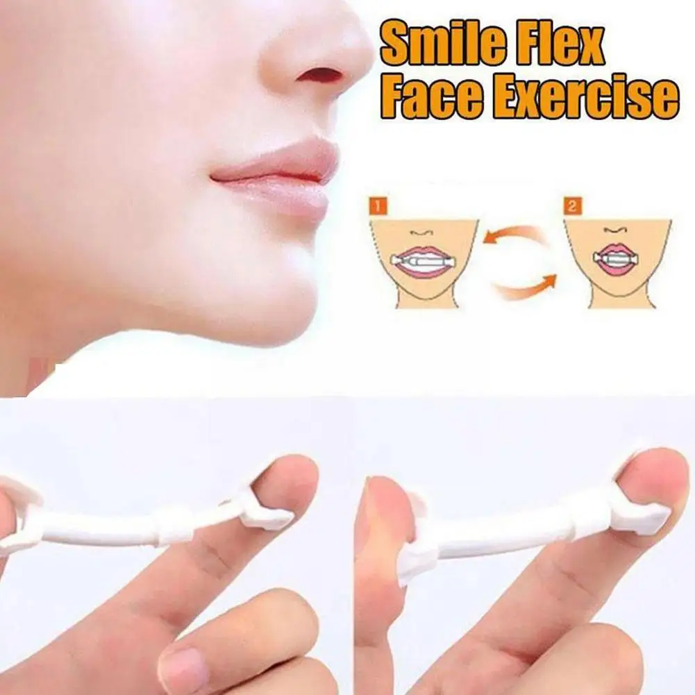 Facial Muscle Smile Exerciser Slim Mouth Piece Toner Slim Mouth Piece More You Confident Face Cheek Make Relaxed Face Firm E8I2