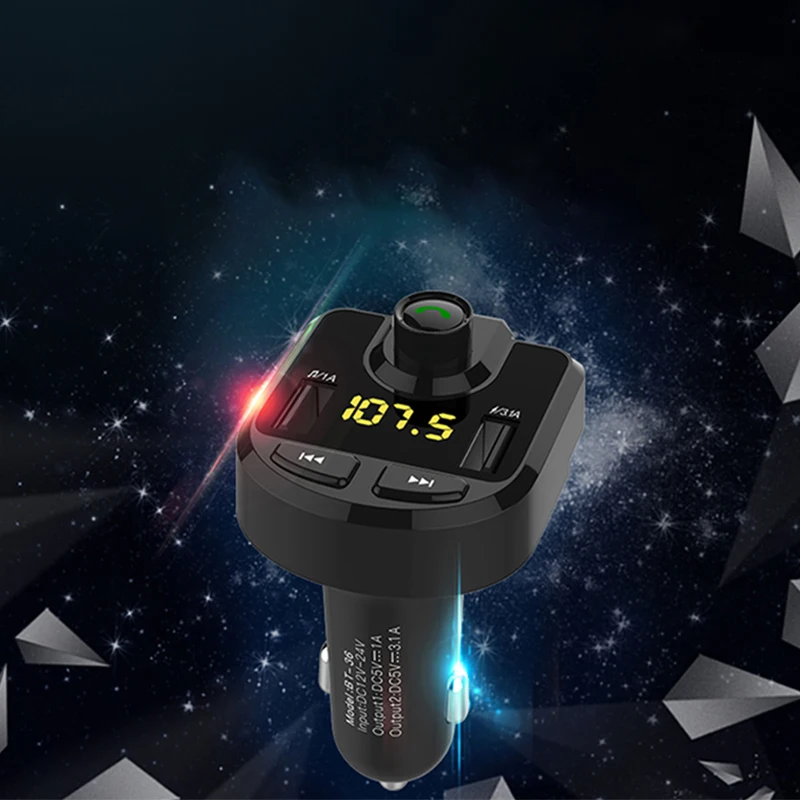 Mp3 плеер с Bluetooth автомобильный FM трансмиттер модулятор двойное зарядное