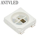 WS2812B красный зелёный синий светодиодный чип 5050SMD черныйбелый PCB WS2812 индивидуально адресуемый чип пикселей DC5V 10-1000 шт