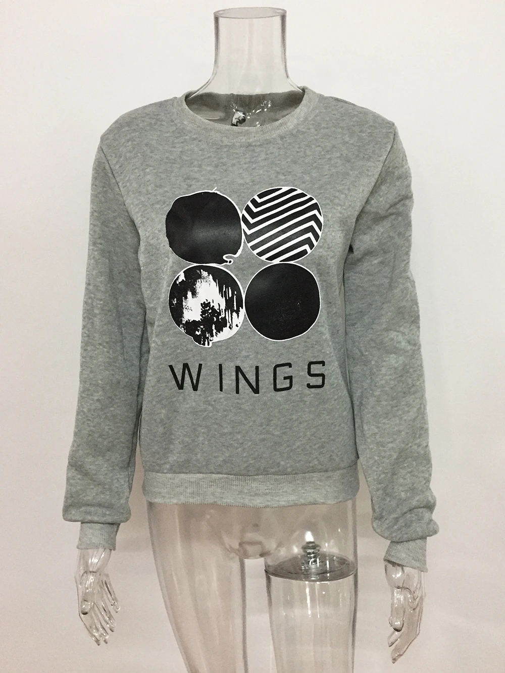 Wings Hoodies Sweatshirts 2022 Women Casual Kawaii Fashion Fashion Punk For Girls Clothing European Tops Korean