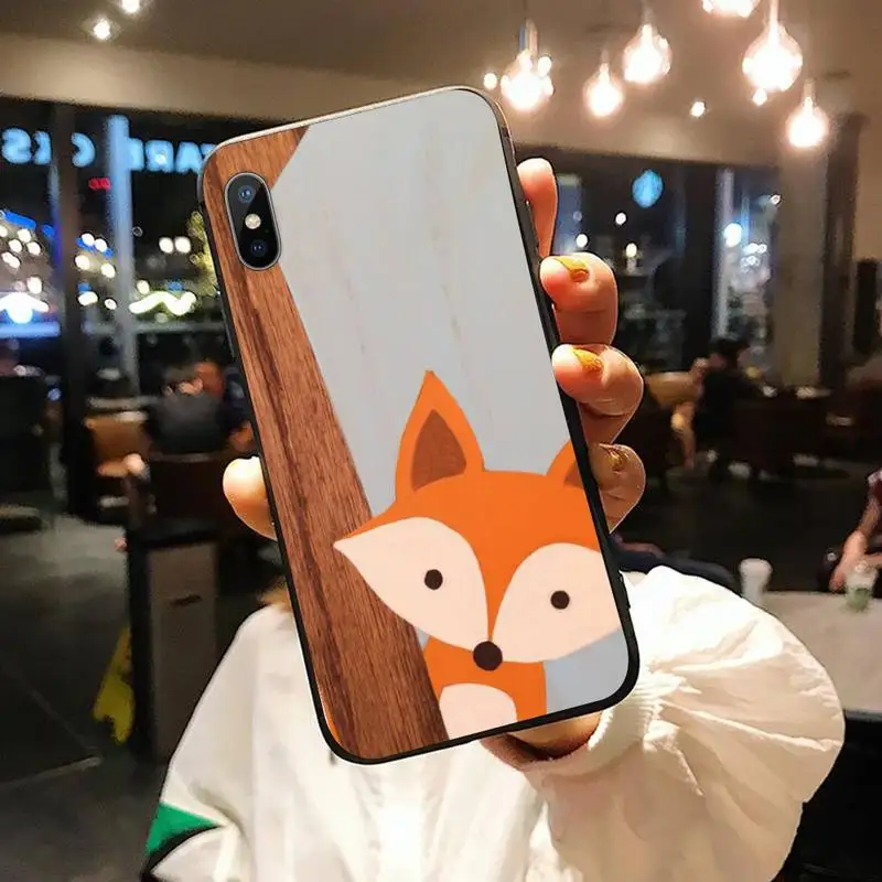 

Cute animal red Fox Phone Case for iPhone 11 12 mini pro XS MAX 8 7 6 6S Plus X 5S SE 2020 XR shell