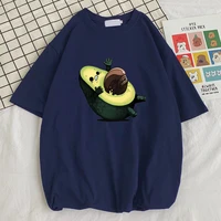 avocado cartoons printing mens t shirts style oversize t shirt fashion crewneck tshirt simplicity high quality man tees shirt
